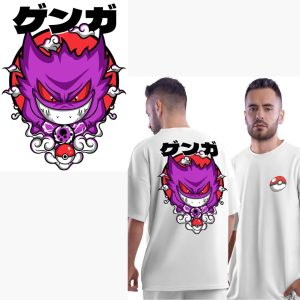Ghost Pokémon PNG and transparent Pokémon PNG files for anime t-shirts and POD products