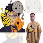 Obito Uchiha PNG with mask – perfect for t-shirt and POD designs