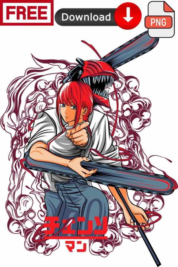 Chainsaw Man PNG Transparent Image Download Free