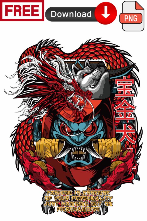 DARUMA DRAGON PNG