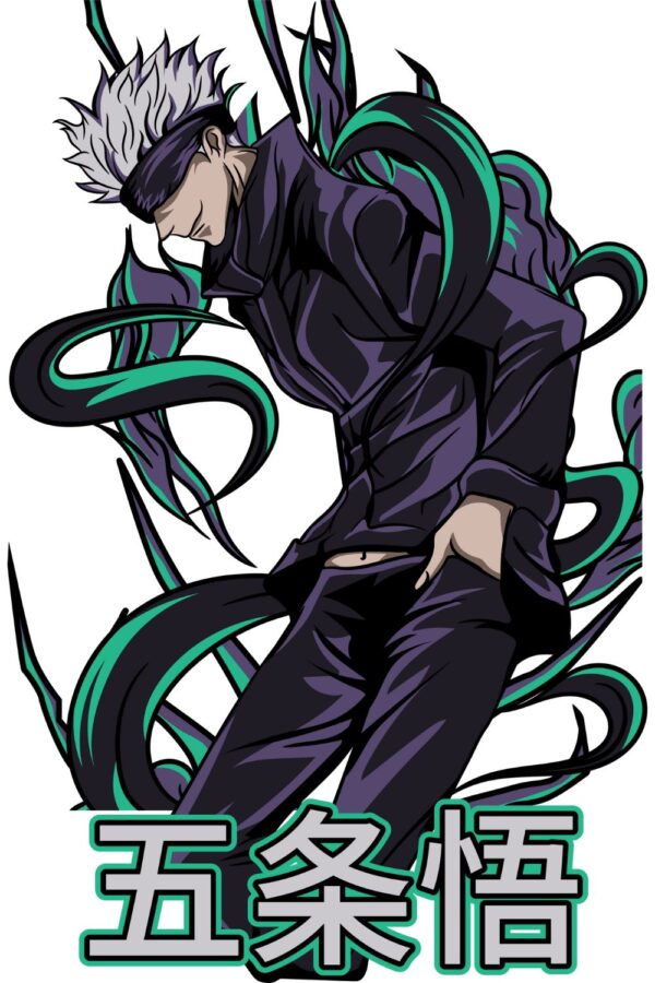 AWESOME! Gojo Satoru T-Shirt Design PNG: Best 7 Apparel Files for Sensei's Fans!