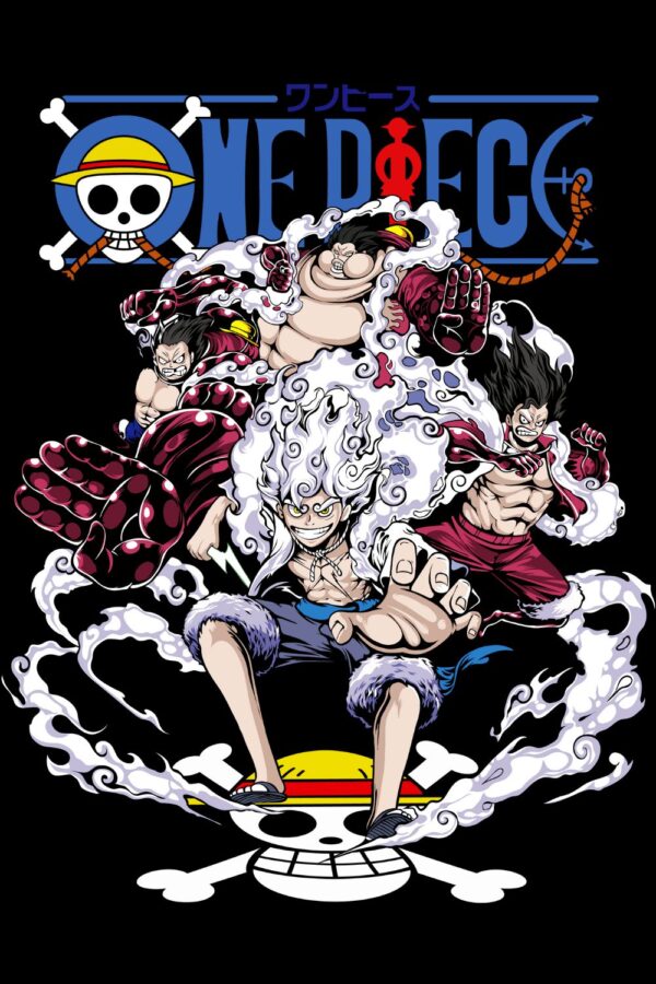 Epic Anime Luffy Gear 5 PNG Free Download