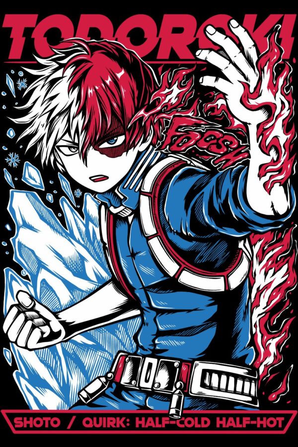 Epic Shoto Todoroki PNG Free Download