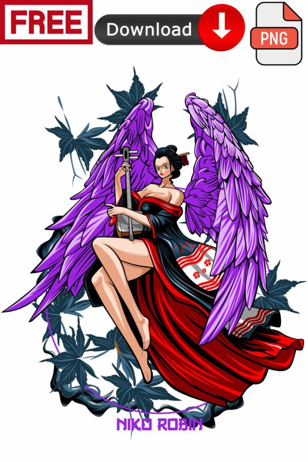 One Piece Nico Robin PNG | Free Transparent Anime PNG Download