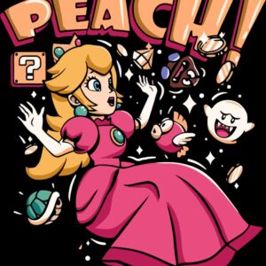 Peach Super Mario Bros PNG Free Download