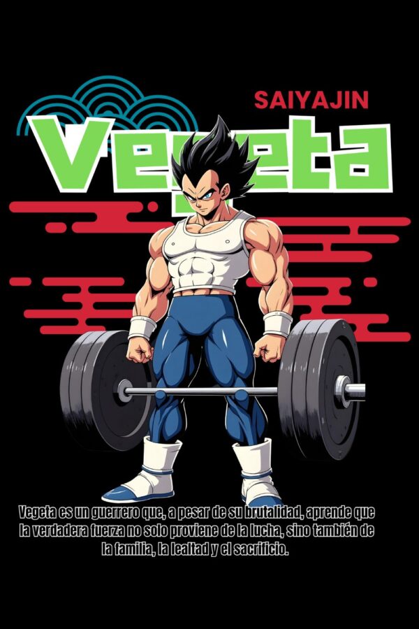 Powerful Vegeta Deadlift PNG Free Download