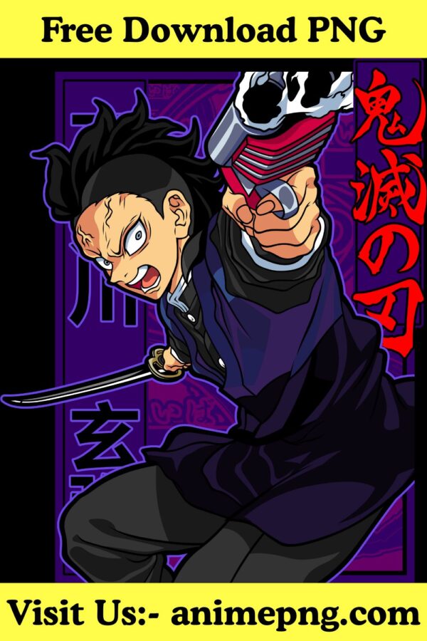 Shinazugawa Genya Anime PNG Images Free Download